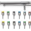 ORILAO Implant Driver Set 8 Short 8 Long Stainless Steel 10-70Ncm-3
