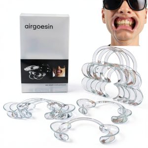 airgoesin Cheek Retractor Set 12pcs Plastic Dental Mouth Opener-0