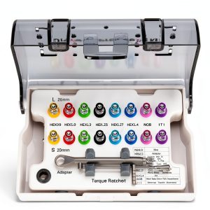 BUIFAC Dental Implant Torque Ratchet Kit 10-70Ncm Stainless Steel-0