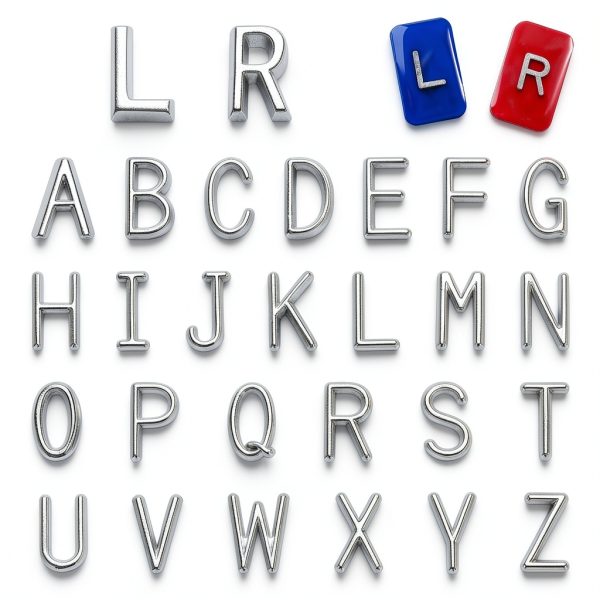 Xray Lead Letters LemonSecret A-Z and L R Initials Model TOO-0632-0