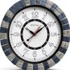 Bulova C3392 Outdoor Lighted Patio Clock | Weather-Resistant | Large Numerals | Elegant Finish | Outdoor | Battery Powered-0
