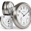 La Crosse Technology Atomic Clock 18 Inch Silver-4