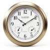 La Crosse Technology Atomic Clock 18 Inch Silver-7