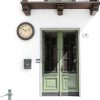 Foxtop Indoor Outdoor Waterproof Wall Clock with Thermometer and Hygrometer Combo, 12 inch Retro Silent Non-Ticking Battery Operated Quality Quartz Round Clock for Patio Home Decor (Bronze)-8