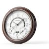 Geevon 18" Waterproof Outdoor Indoor Clock with Thermometer &-1