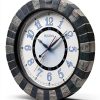 Bulova C3392 Outdoor Lighted Patio Clock | Weather-Resistant | Large Numerals | Elegant Finish | Outdoor | Battery Powered-3