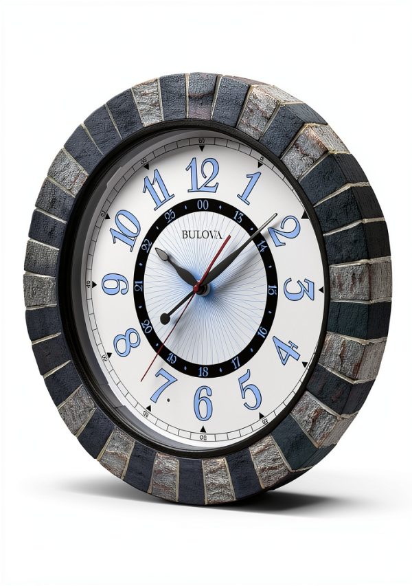 Bulova C3392 Outdoor Lighted Patio Clock | Weather-Resistant | Large Numerals | Elegant Finish | Outdoor | Battery Powered-3