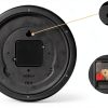 eYotto 10 Inch Small Indoor/Outdoor Waterproof Wall Clock with Thermometer Silent Non-Ticking Battery Operated Wall Clocks Weatherproof for Patio, Pool, Garden, Lanai, Fence, Porch, Deck, Bathroom-2