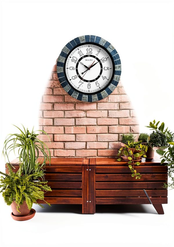 Bulova C3392 Outdoor Lighted Patio Clock | Weather-Resistant | Large Numerals | Elegant Finish | Outdoor | Battery Powered-4