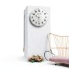 Taylor Indoor Outdoor Metal Wall Clock 18 Inch Patio Thermometer-2