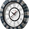 Bulova C3392 Outdoor Lighted Patio Clock | Weather-Resistant | Large Numerals | Elegant Finish | Outdoor | Battery Powered-1