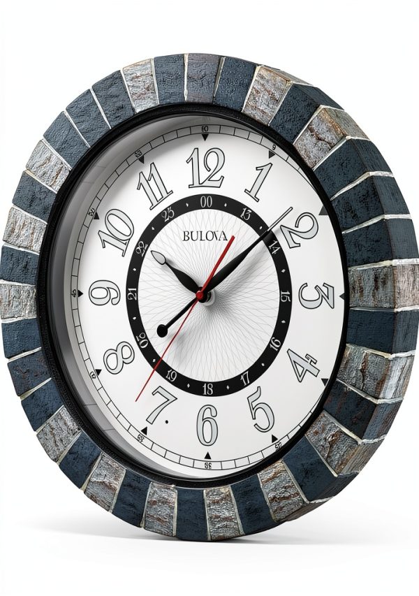 Bulova C3392 Outdoor Lighted Patio Clock | Weather-Resistant | Large Numerals | Elegant Finish | Outdoor | Battery Powered-1