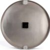 Taylor Indoor Outdoor Metal Wall Clock 18 Inch Patio Thermometer-7