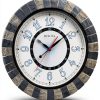 Bulova C3392 Outdoor Lighted Patio Clock | Weather-Resistant | Large Numerals | Elegant Finish | Outdoor | Battery Powered-2