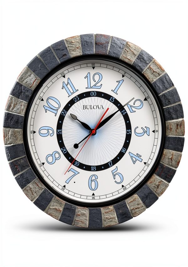 Bulova C3392 Outdoor Lighted Patio Clock | Weather-Resistant | Large Numerals | Elegant Finish | Outdoor | Battery Powered-2