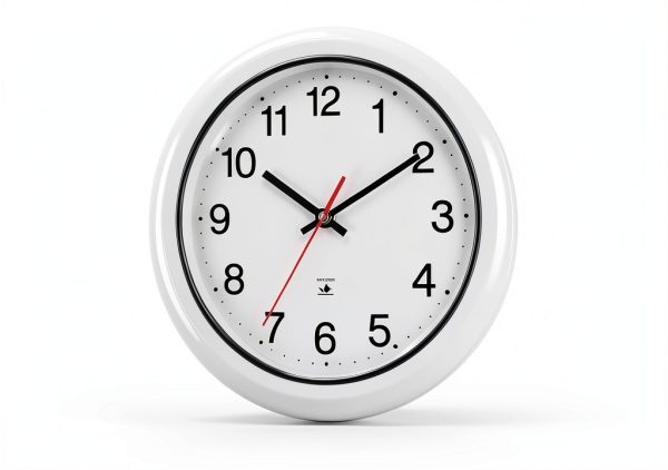 13 Inch Outdoor Full Waterproof Clock Bathroom Wall Clocks Waterproof Clocks for Patio Pool Garden Indoor Outdoor, White-5